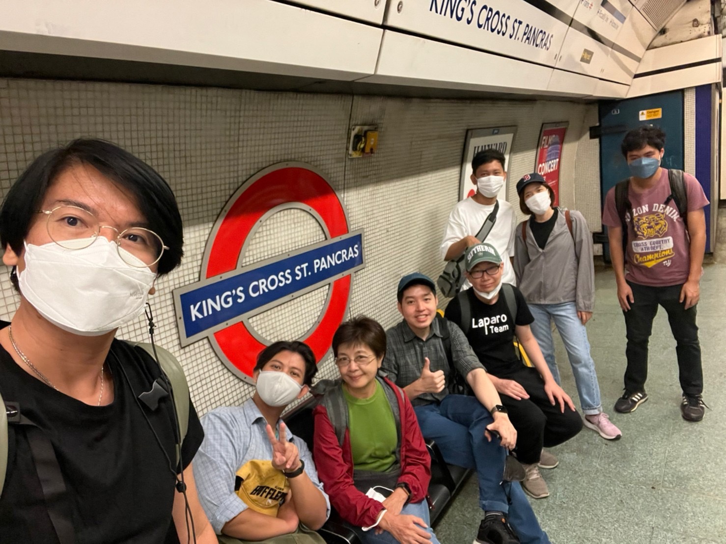 Group photo in London